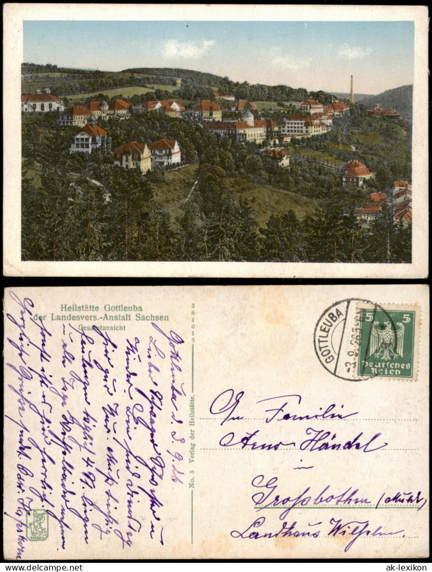 Bad Gottleuba-Bad Gottleuba-Berggießhübel Heilstätte Totale 1926