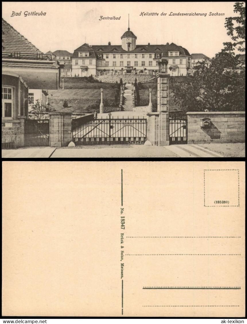 Bad Gottleuba-Bad Gottleuba-Berggießhübel Heilstätte Zentralbad 1914