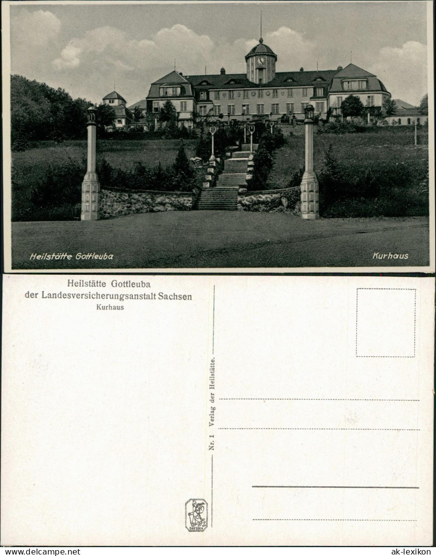 Bad Gottleuba-Bad Gottleuba-Berggießhübel Heilstätten - Kurhaus 1936