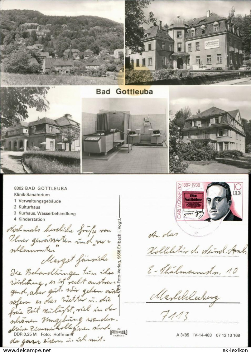 Bad Gottleuba-Bad Gottleuba-Berggießhübel Klinik-Sanatorium 1985