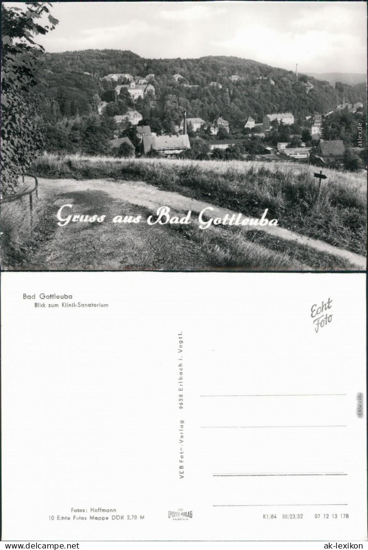 Bad Gottleuba-Bad Gottleuba-Berggießhübel Panorama-Ansicht 1984