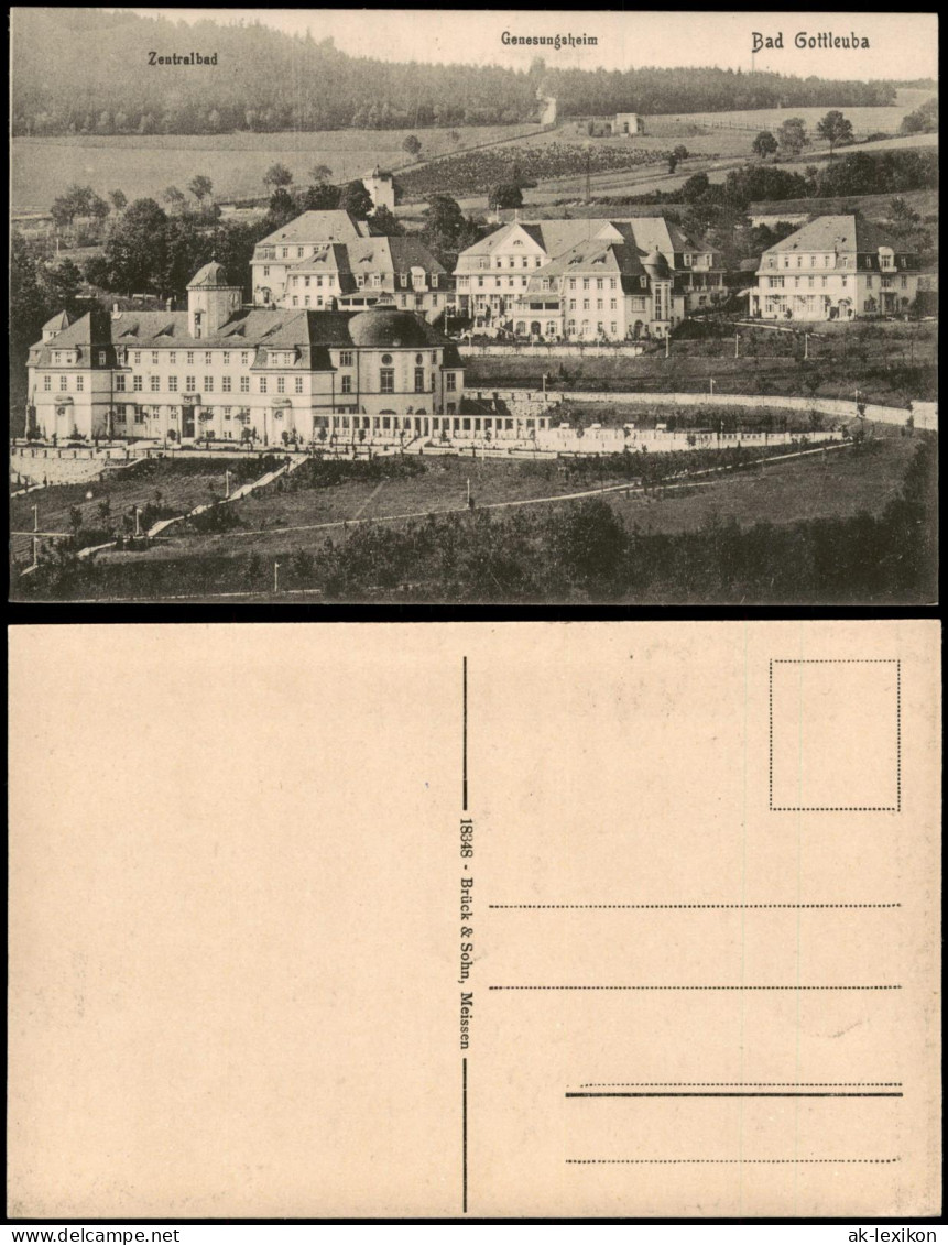 Bad Gottleuba-Bad Gottleuba-Berggießhübel Zentralbad Genesungsheim 1914