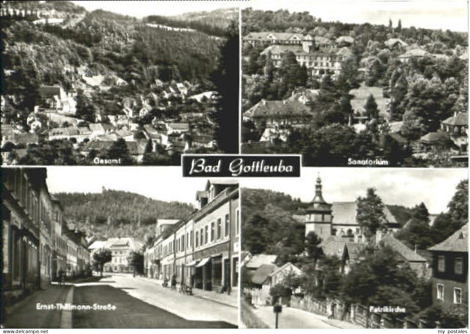 Bad Gottleuba-Berggiesshuebel Bad Gottleuba Sanatorium Kirche x 1980