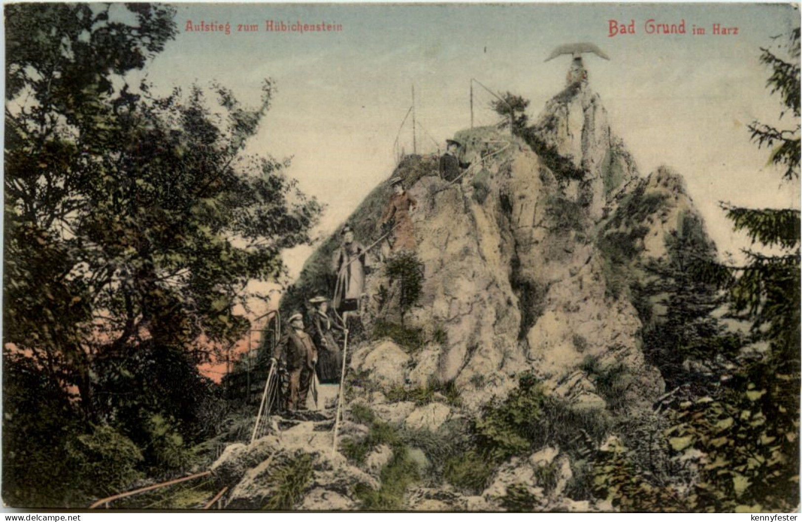 Bad Grund im Harz, Aufstieg zum Hübichenstein