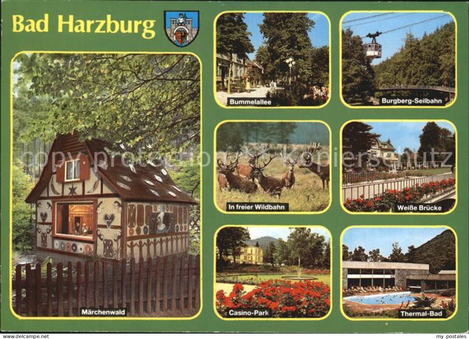 Bad Harzburg Maerchenwald Bummelallee Burgberg Seilbahn Rothirsche Weisse Brueck