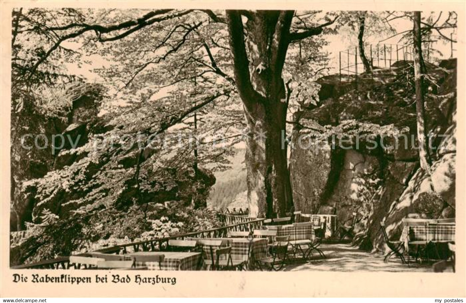 Bad Harzburg Waldhaus Rabenklippen Terrasse Serie Aus deutschen Landen