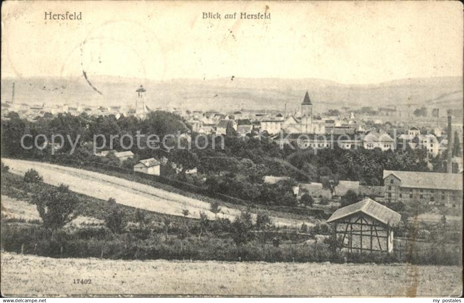 Bad Hersfeld Blick auf Hersfeld
