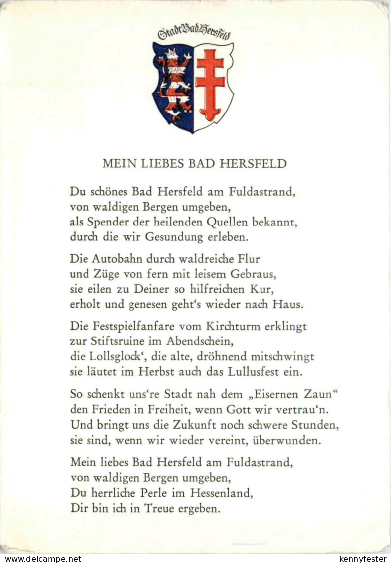Bad Hersfeld, Lied