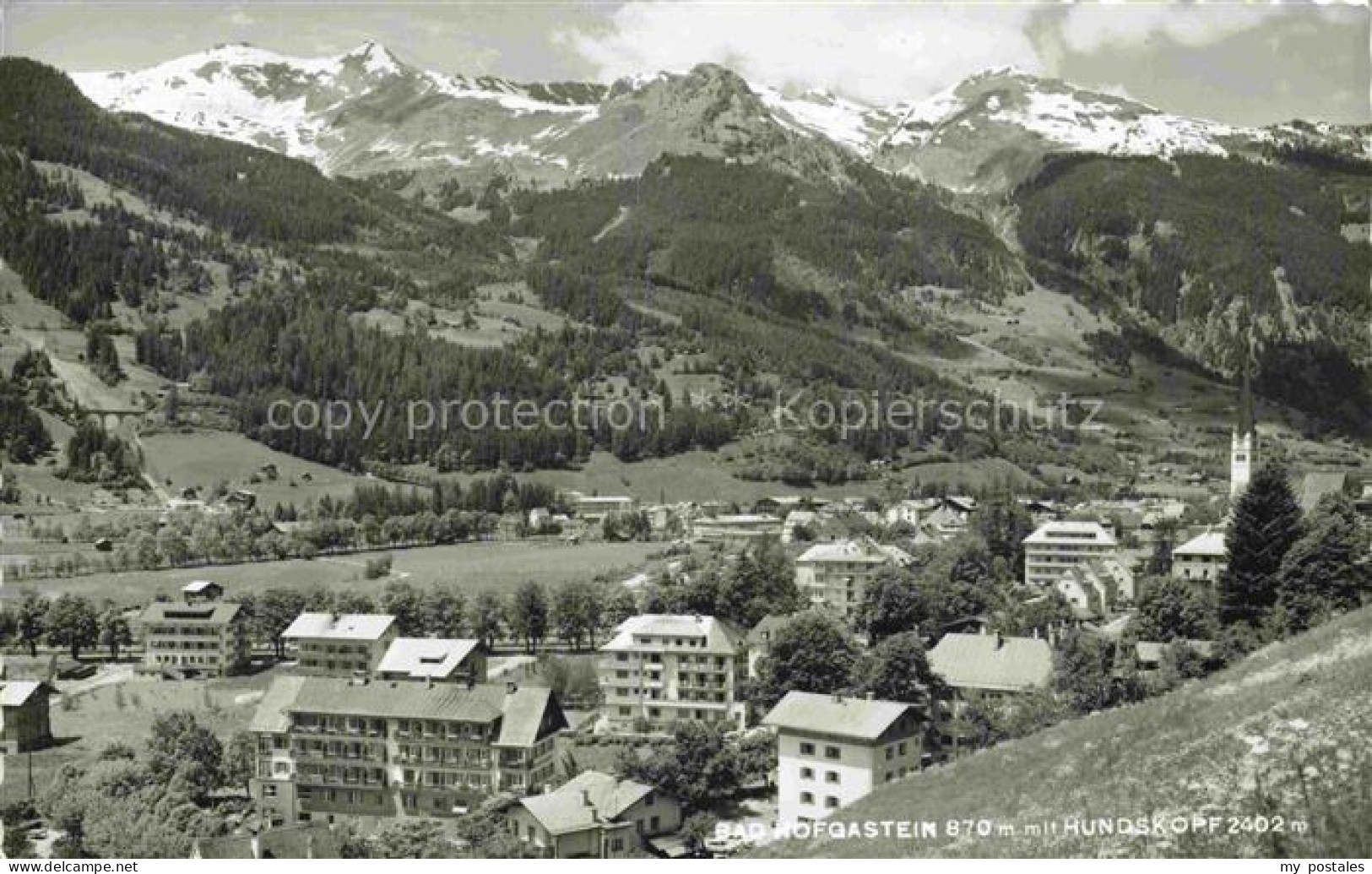 BAD HOFGASTEIN Pinzgau Salzburg AT Bad-Hofgastein Hundskopf Alpendorf Berge Schn