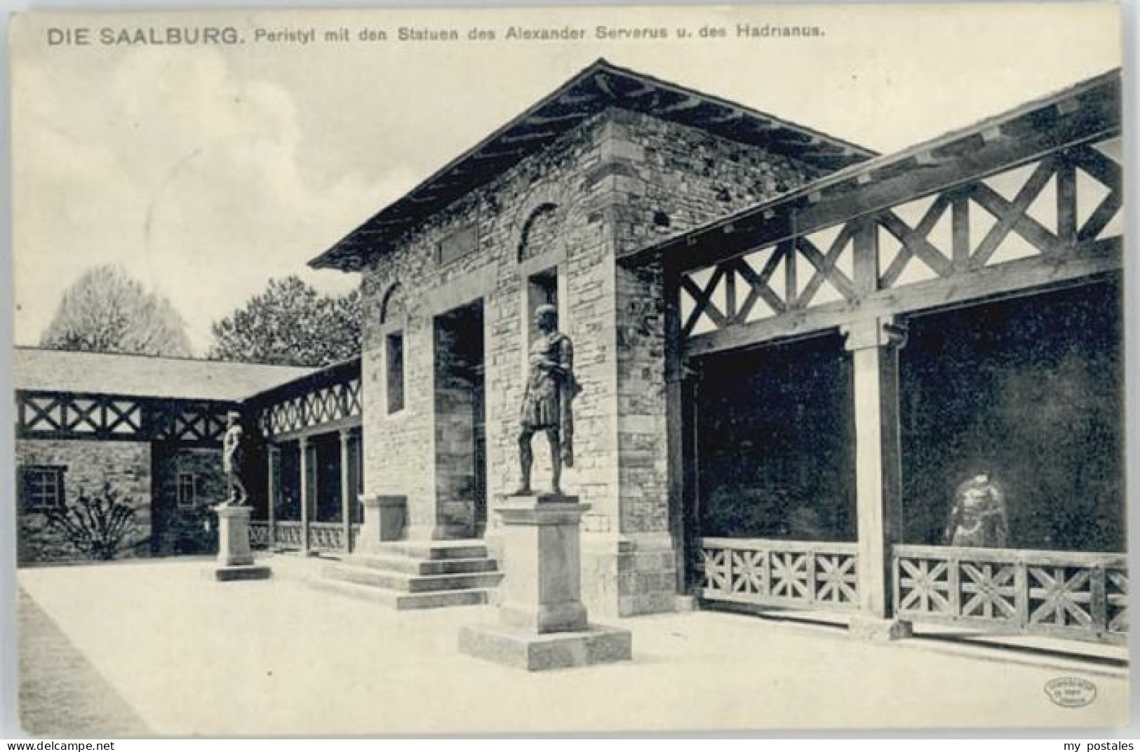 Bad Homburg Saalburg Statuen des Alexander Serverus