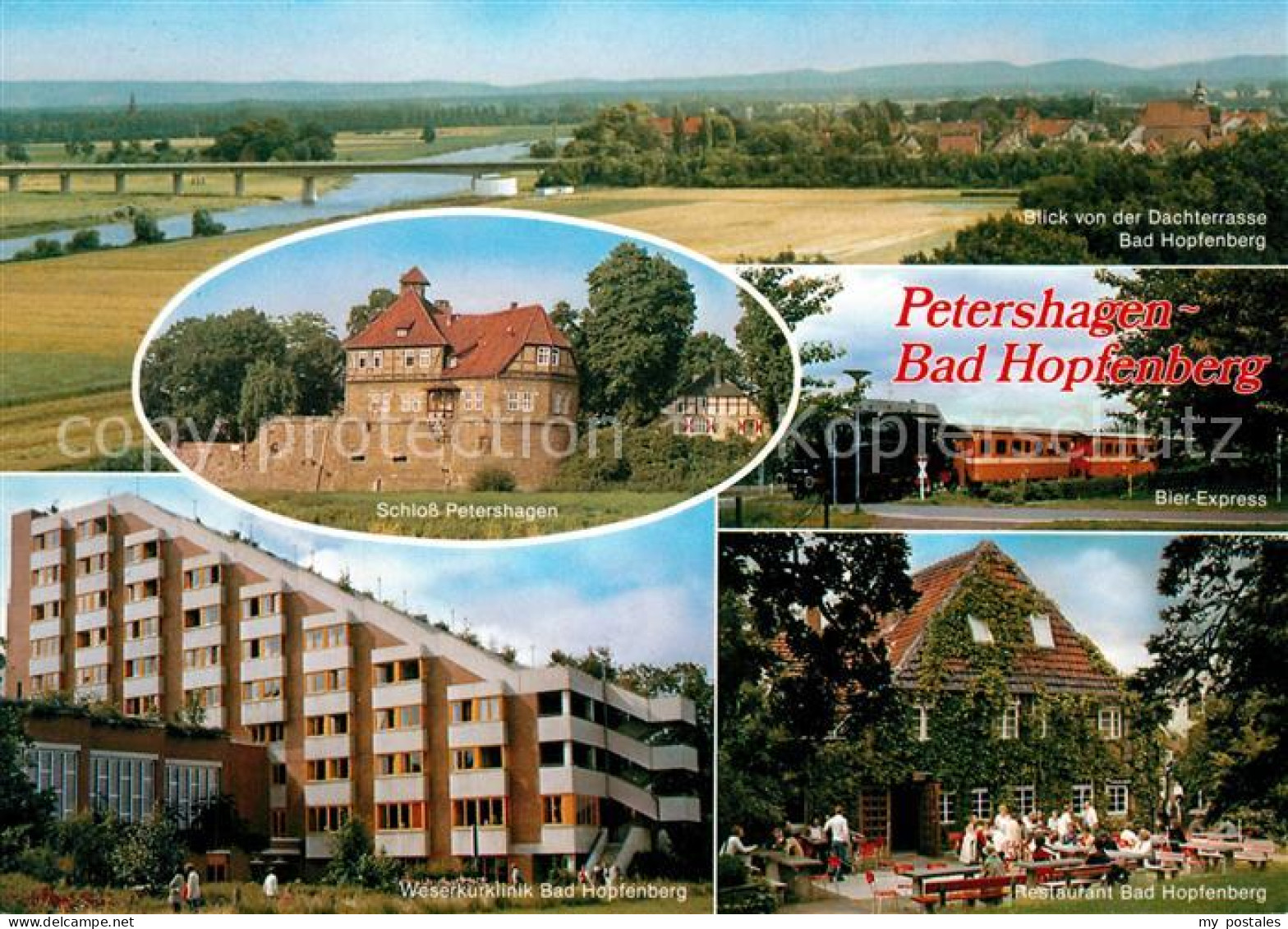 Bad Hopfenberg Schloss-Petershagen Bier-Express Weserkurklinik Restaurant