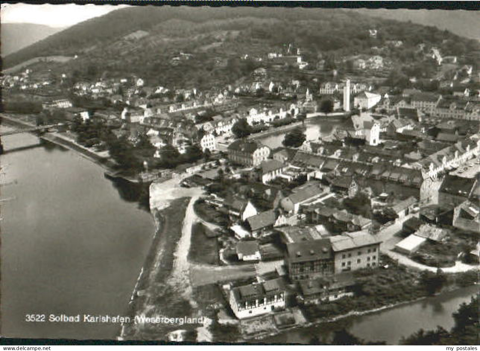 Bad Karlshafen Karlshafen Fliegeraufnahme