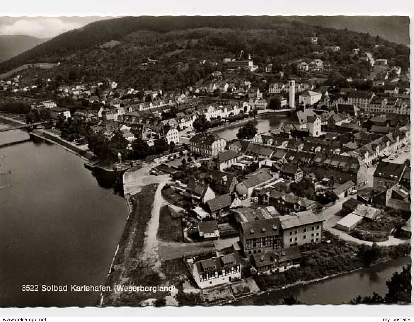 Bad Karlshafen Karlshafen Fliegeraufnahme