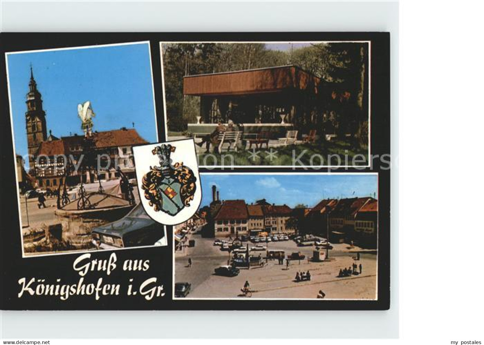 Bad Koenigshofen Kirche Musikpavillon Marktplatz