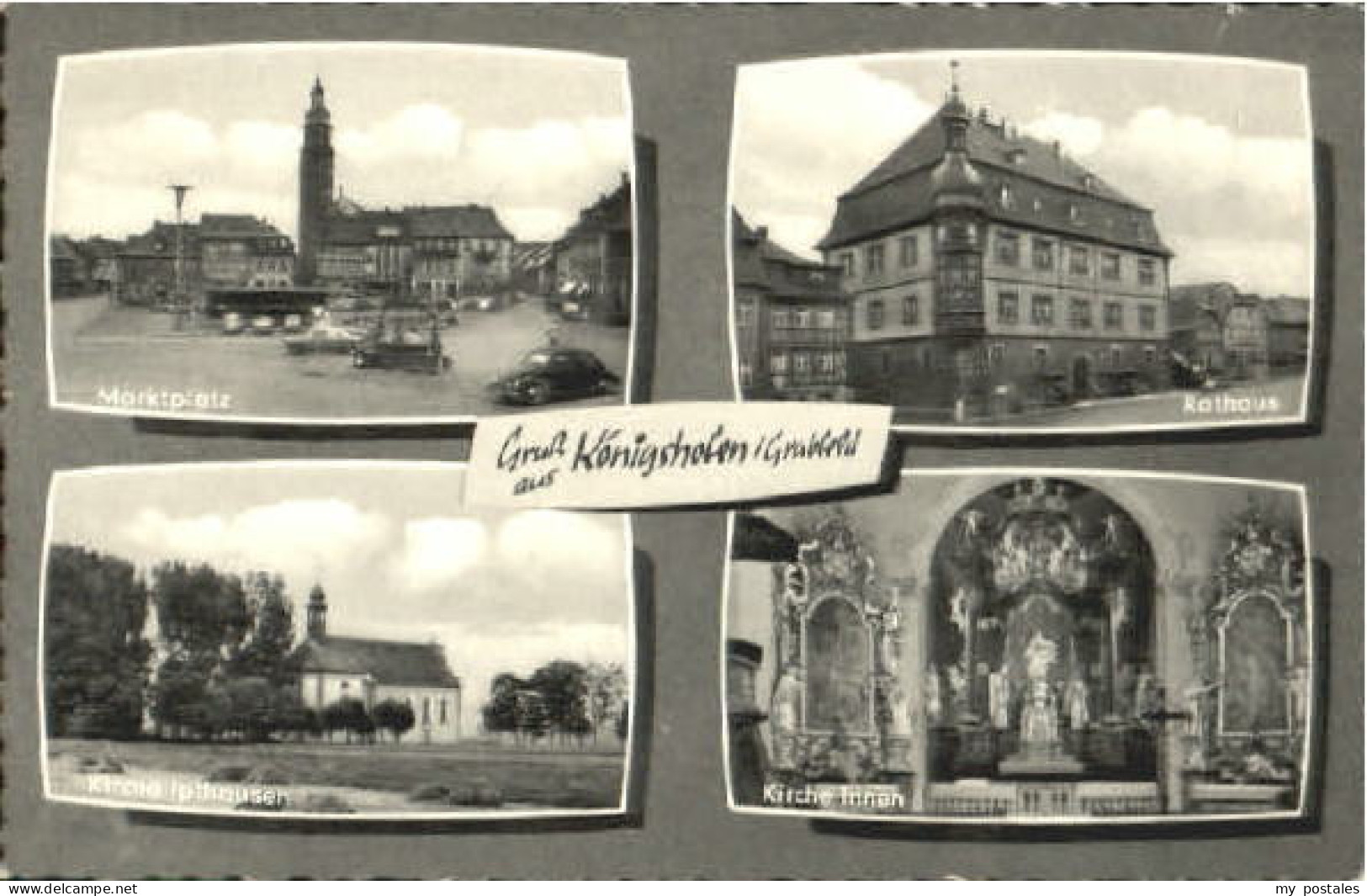 Bad Koenigshofen Rathaus Marktplatz Kirche Ipthausen