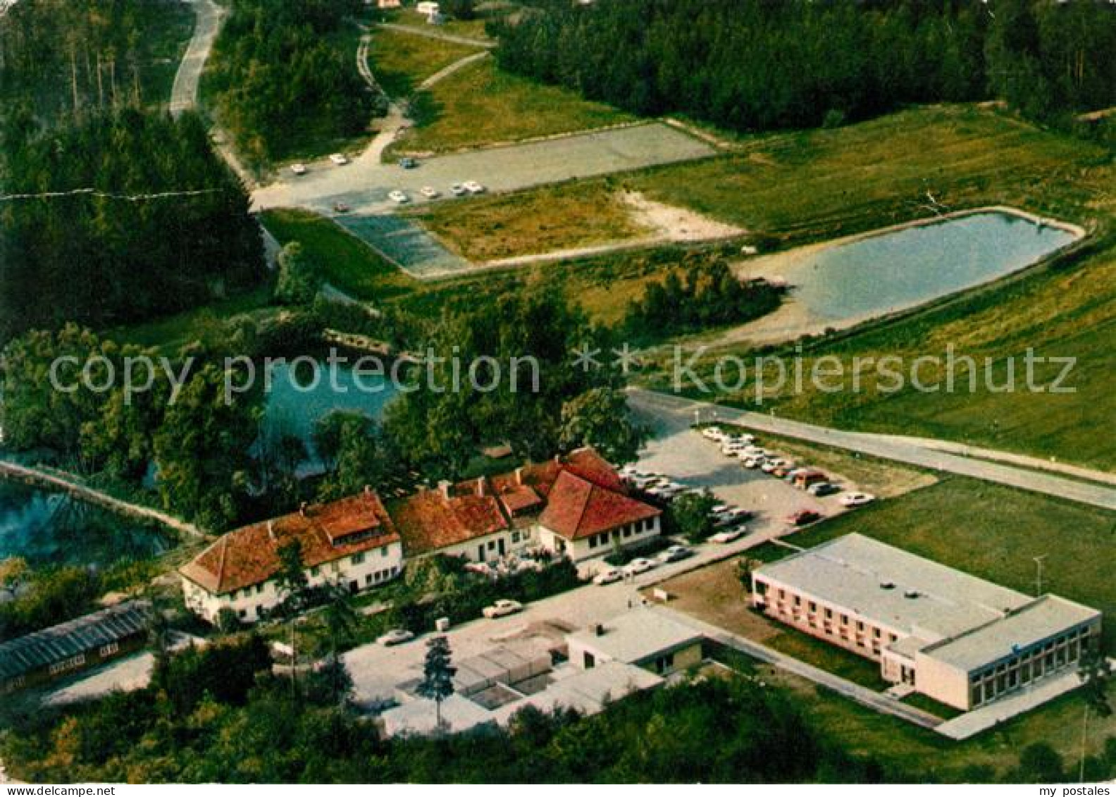 Bad Koenigshofen Unterfraenkisches Volkshochschulheim Fliegeraufnahme