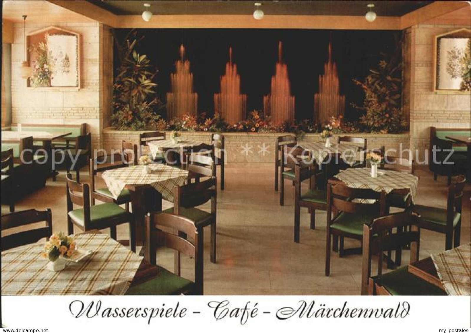 Bad Koenigshofen Wasserpiele Cafe Maerchenwald