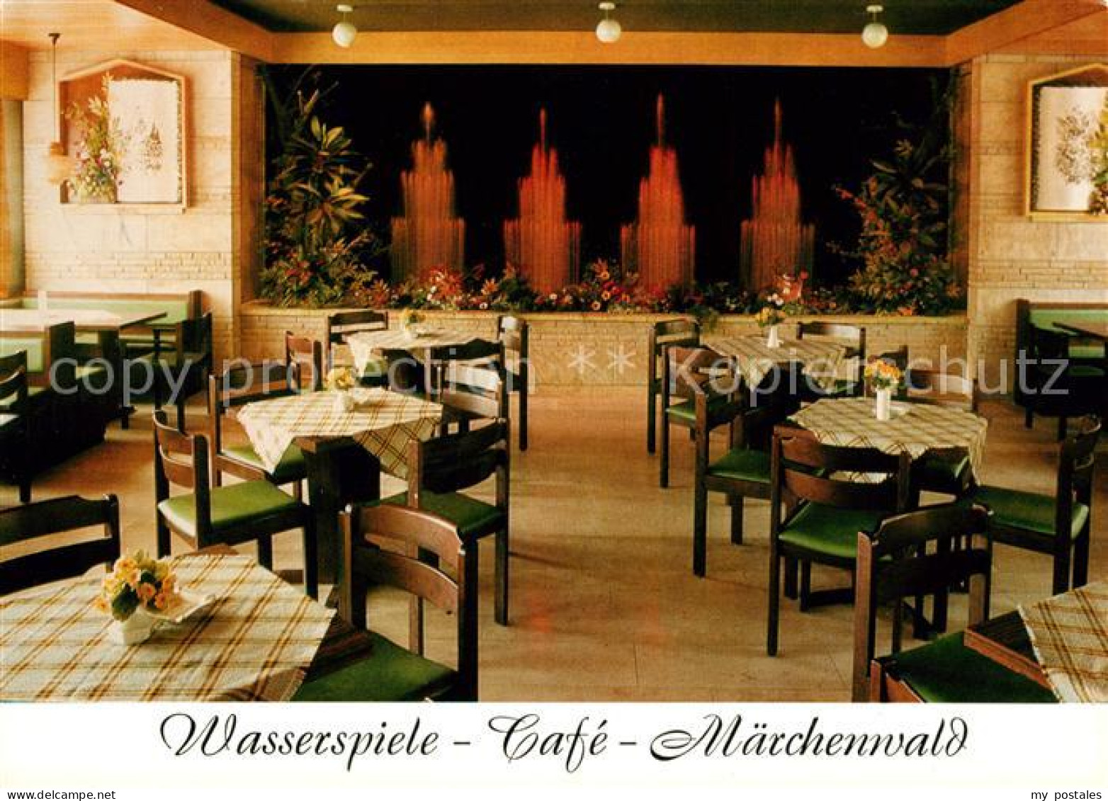 Bad Koenigshofen Wasserspiele Cafe Maerchenwald