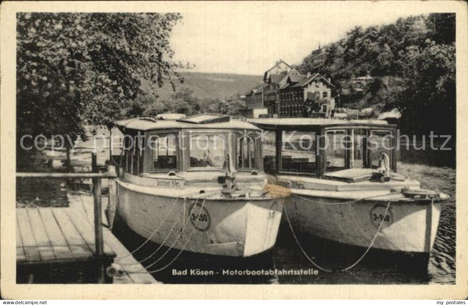 Bad Koesen Motorbootabfahrtsstelle