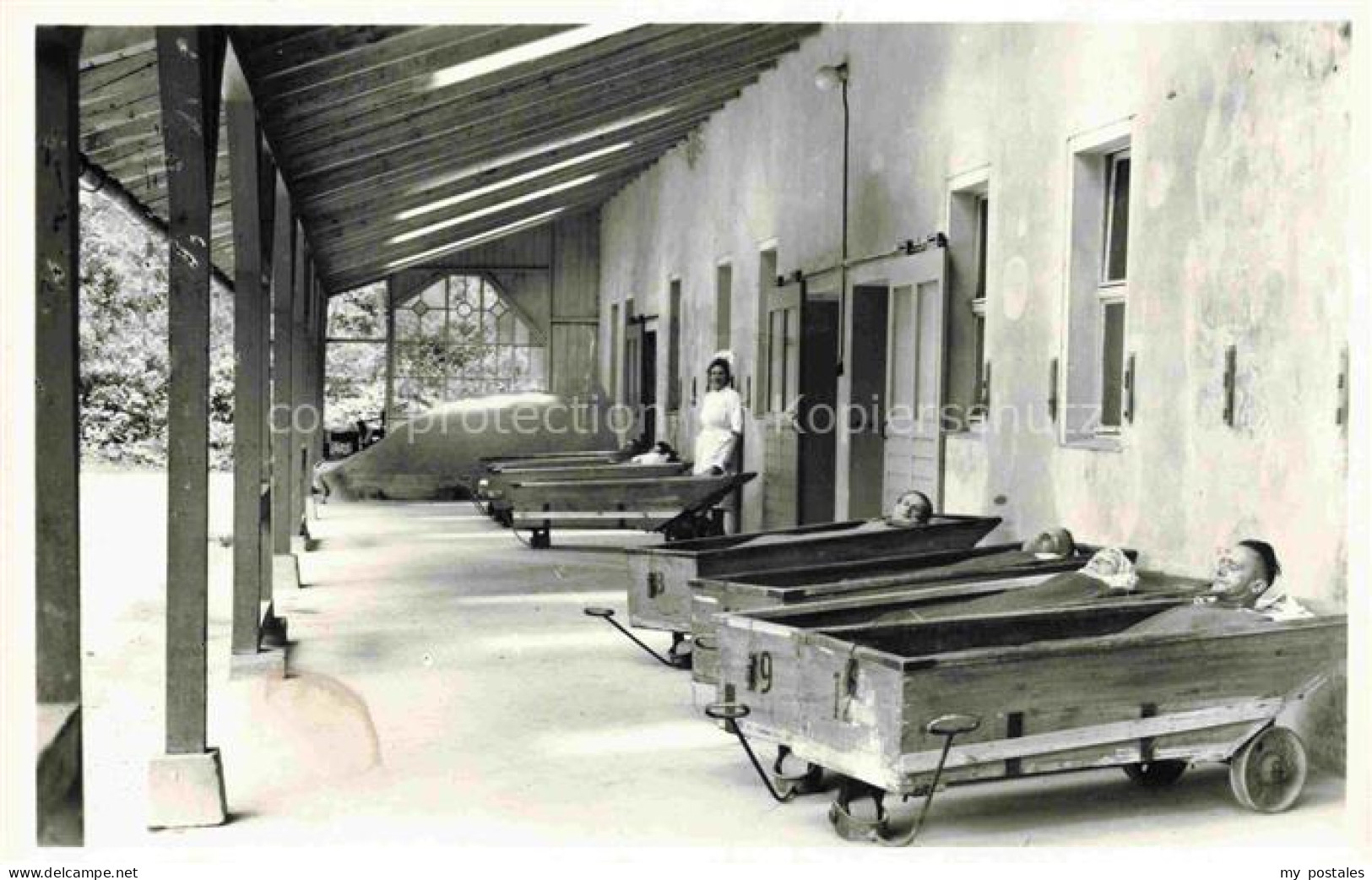 Bad Koestritz Sanatorium Sandbaeder Handabzug