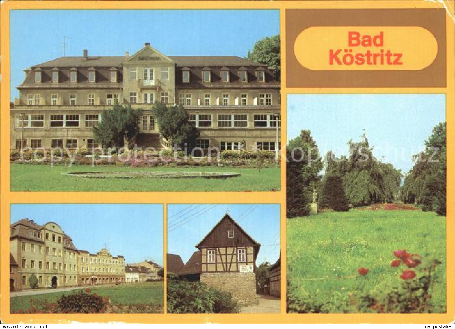 Bad Koestritz Sanatorium Thaelmann Str HOG Frosch Schlosspark