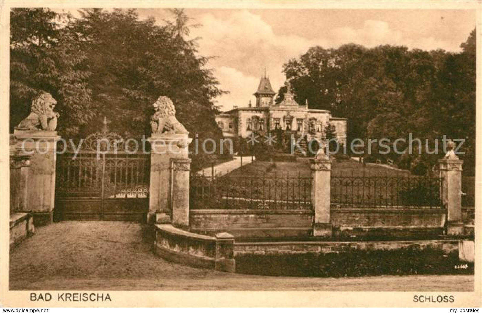 Bad Kreischa Eingangstor Schloss