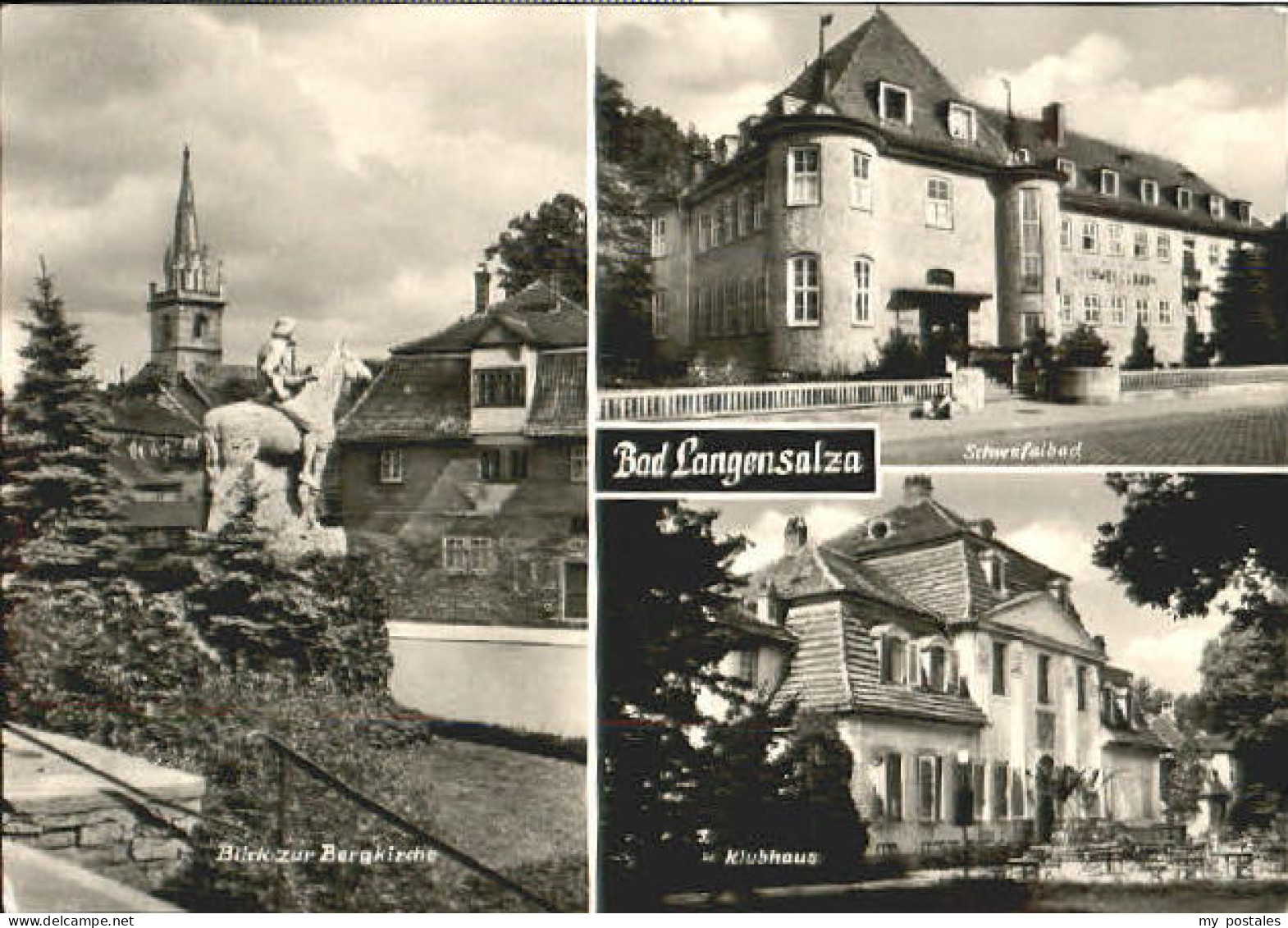 Bad Langensalza Klubhaus Bad o 1973