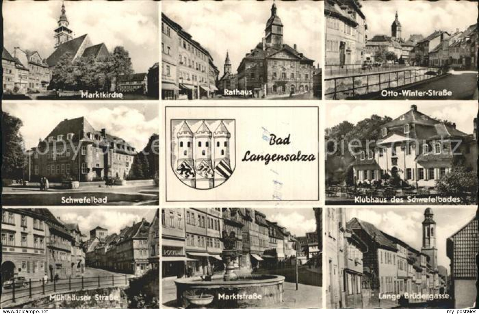 Bad Langensalza Marktkirche Schwefelbad Rathaus