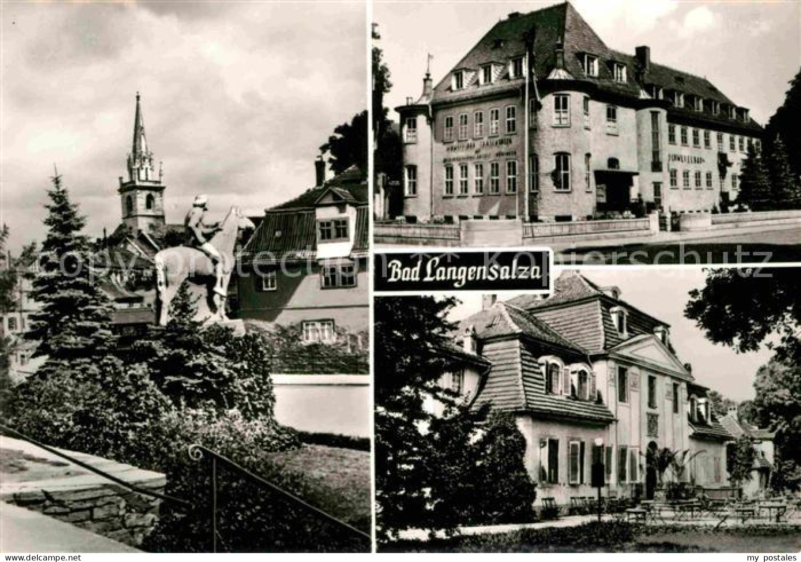 Bad Langensalza Schwefelbad Klubhaus Bergkirche