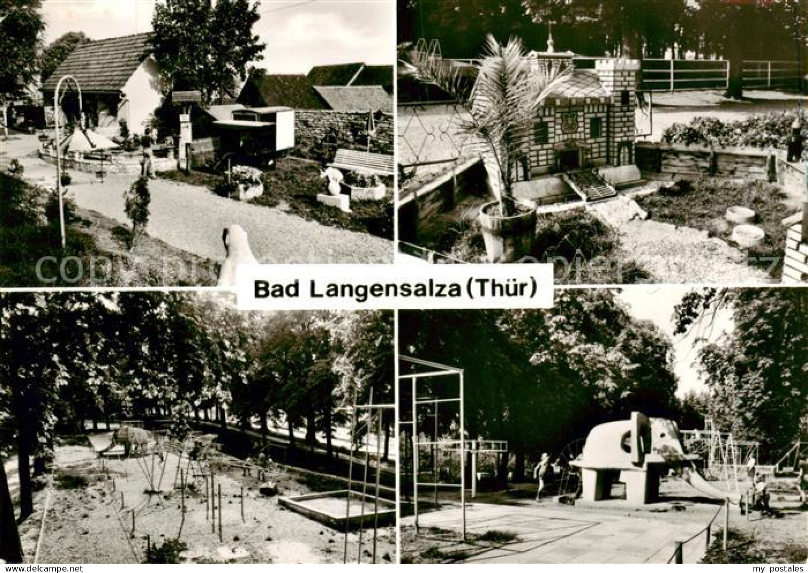 Bad Langensalza Volkspark Teilansichten