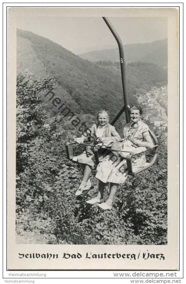 Bad Lauterberg - Seilbahn - Foto-AK - Verlag Foto-Rostalski Wolfenbüttel