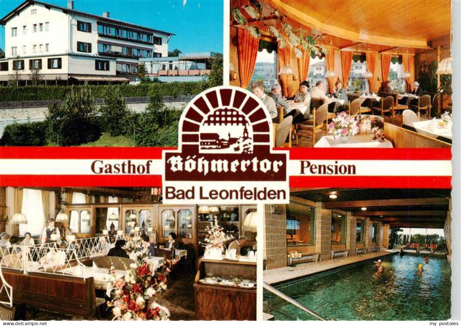 Bad Leonfelden AT Gasthof Pension Boehmertor Gastraeume Hallenbad