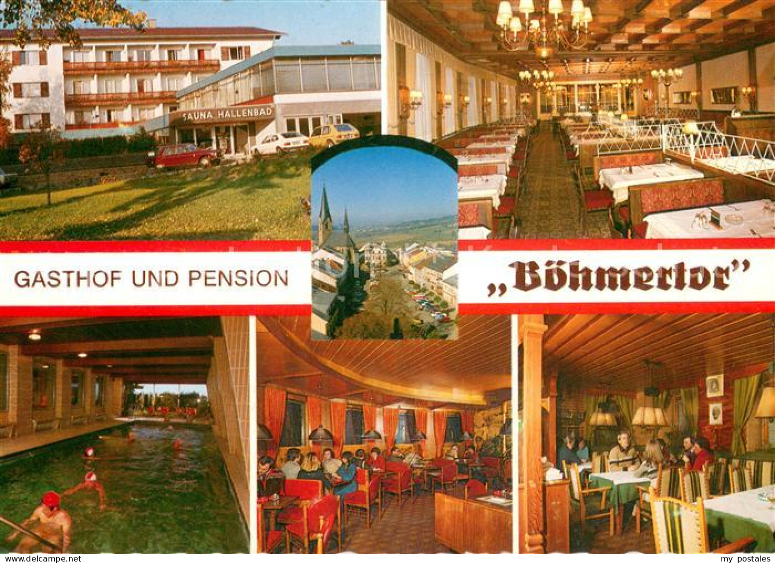 Bad Leonfelden Gasthof Pension Boehmertor Gastraeume Hallenbad