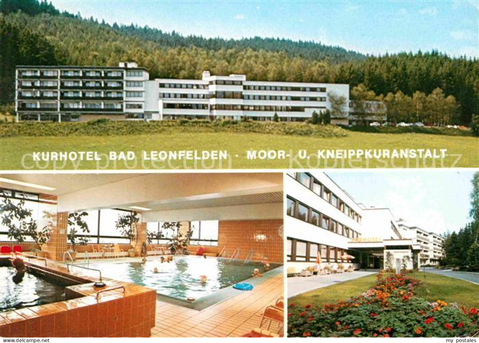 Bad Leonfelden Kurhotel Hallenbad Park