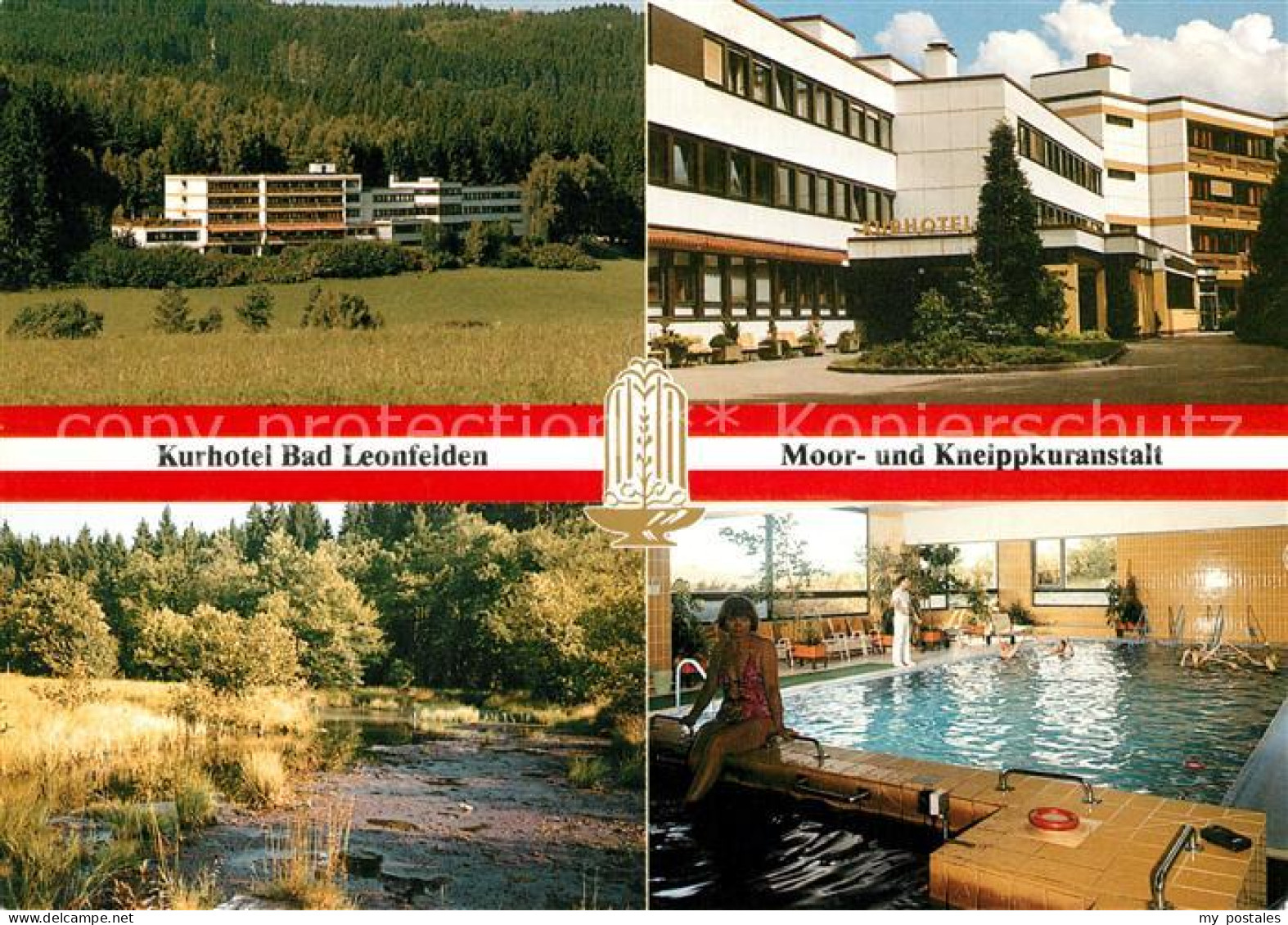 Bad Leonfelden Kurhotel Moor und Kneippkuranstalt Teich Hallenbad