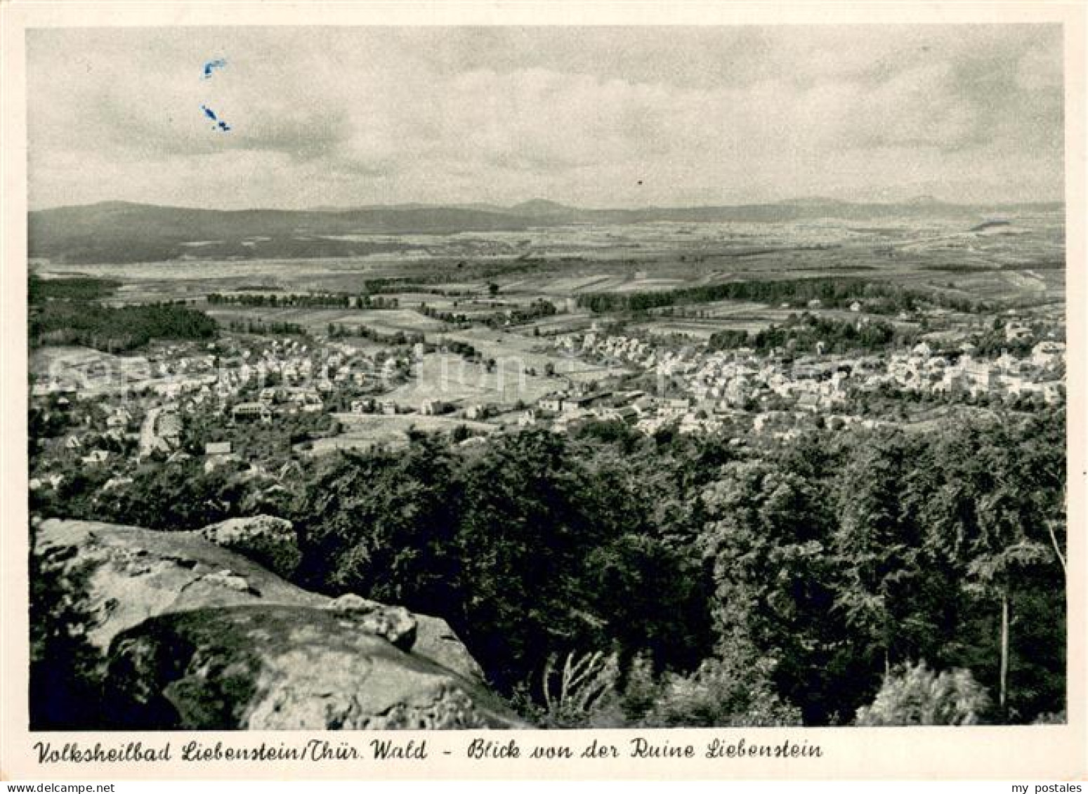 Bad Liebenstein Blick von der Ruine Liebenstein