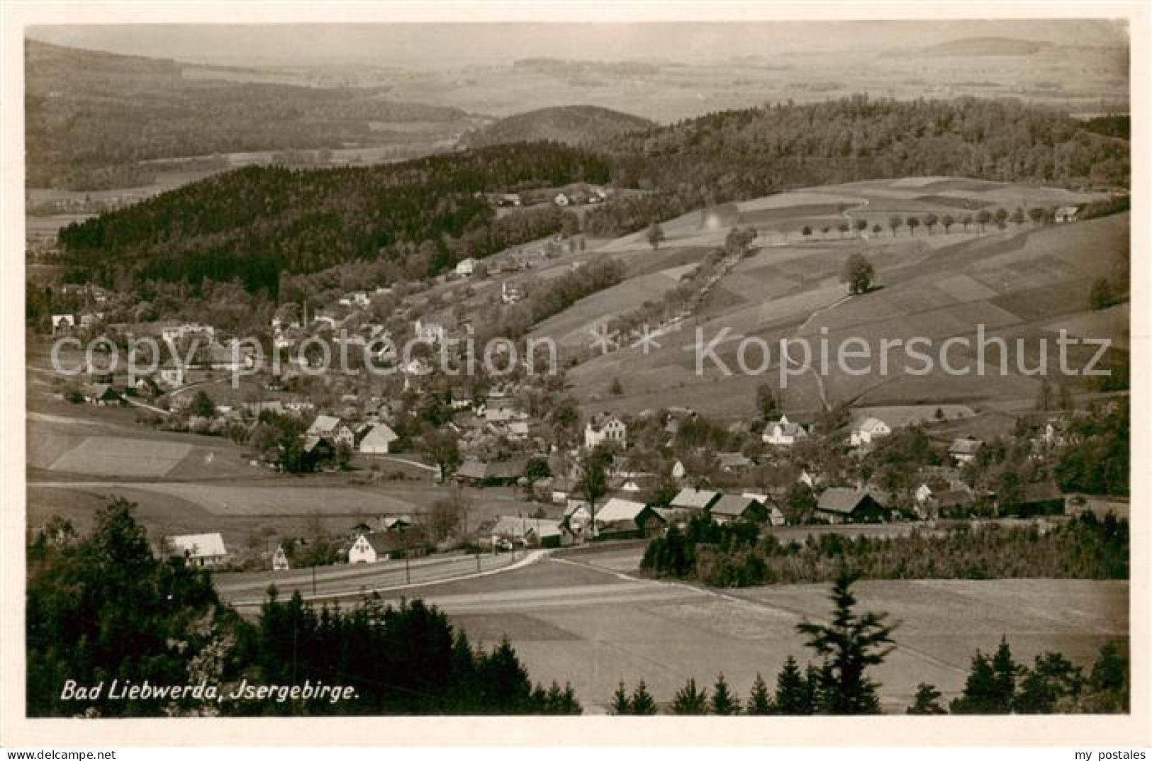 Bad Liebenwerda Fliegeraufnahme mit Isergebirge