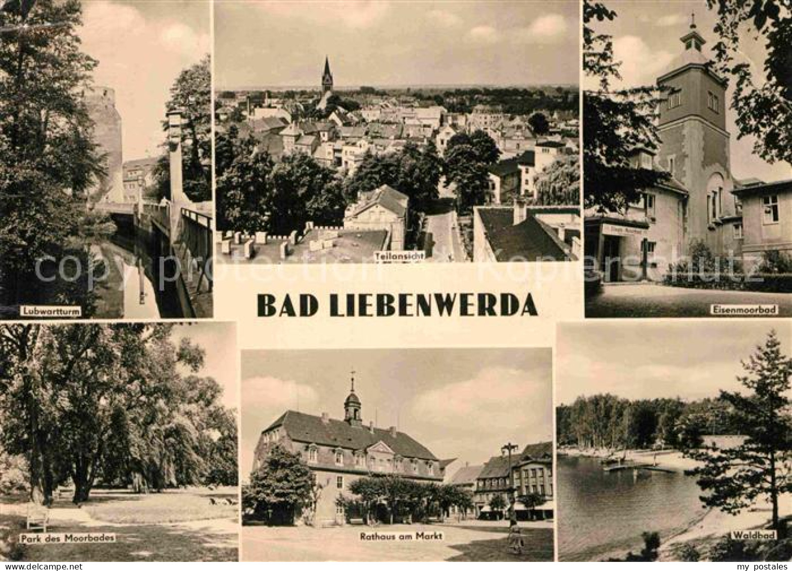 Bad Liebenwerda Lubwartturm Eisenmoorbad Waldbad Rathaus