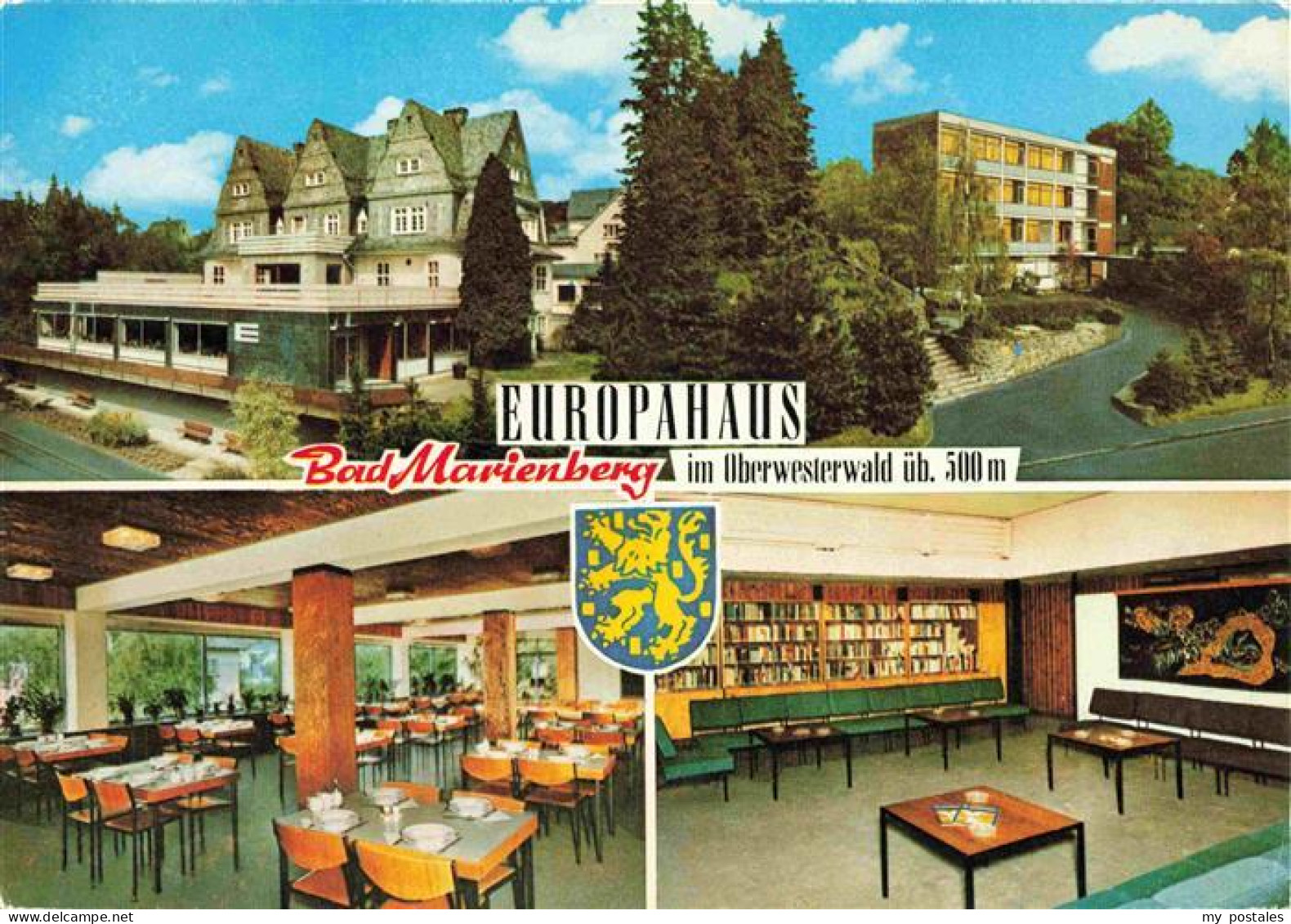 Bad Marienberg Europahaus Gastraum Bibliothek