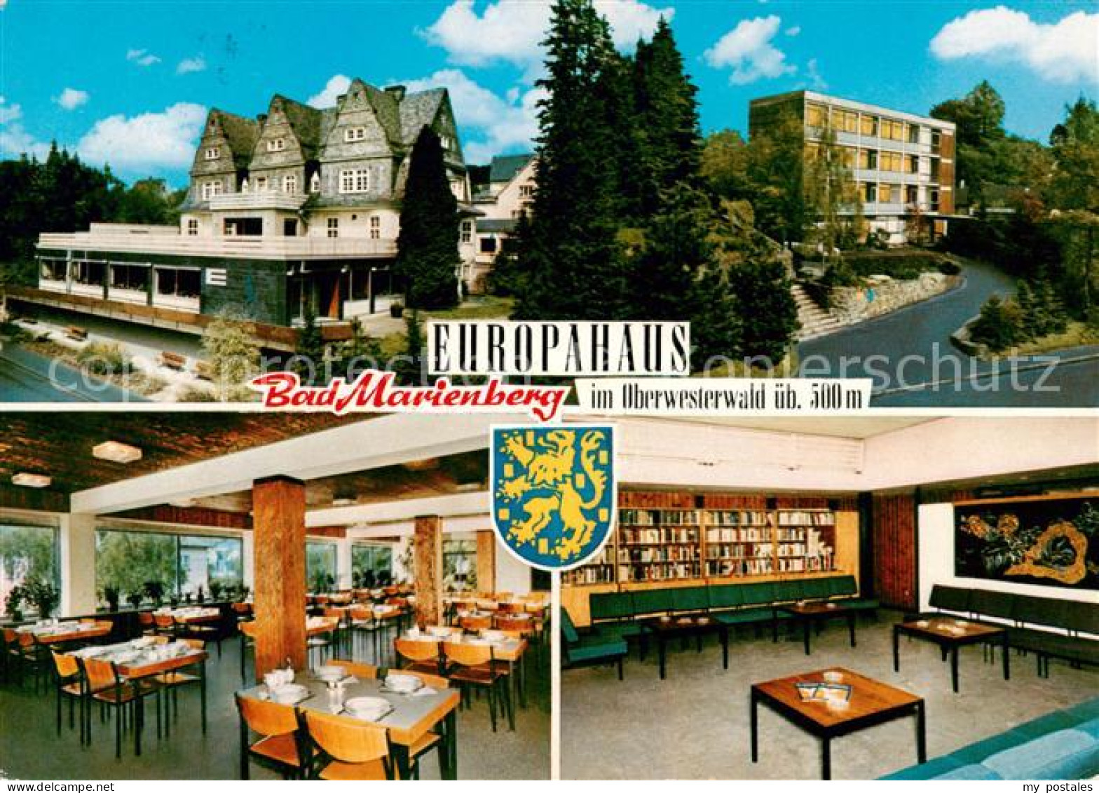 Bad Marienberg Europahaus Speisesaal Bibliothek