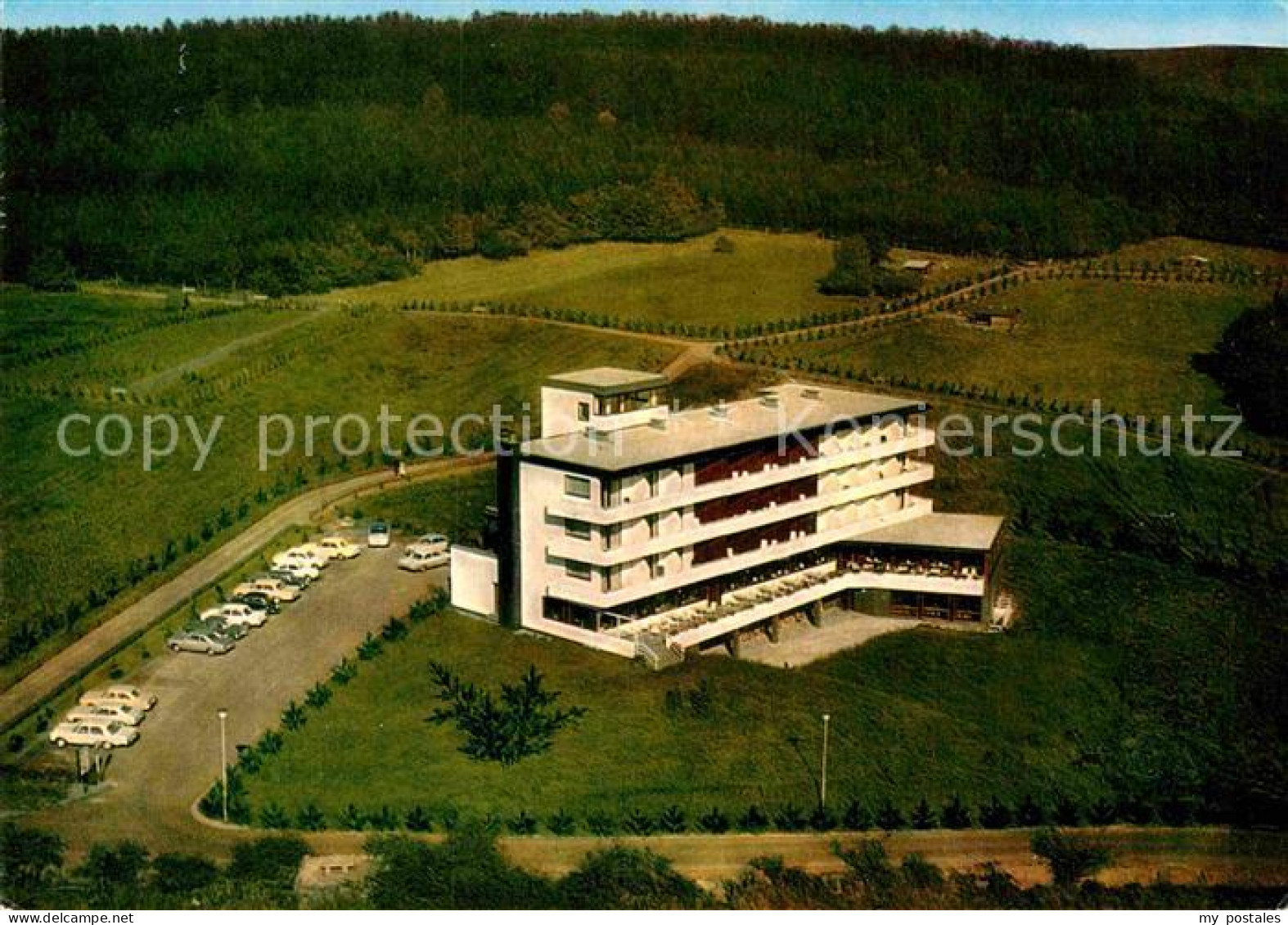 Bad Marienberg Fliegeraufnahme Kneipp-Kurhotel-Wildpark