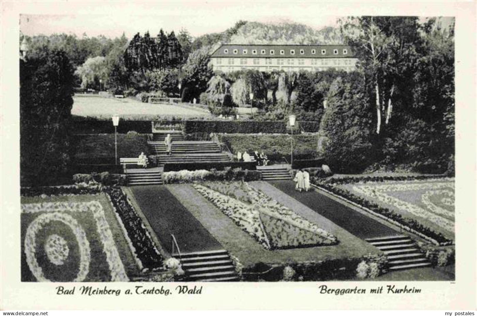 Bad Meinberg Horn-Bad Meinberg NRW Berggarten mit Kurheim