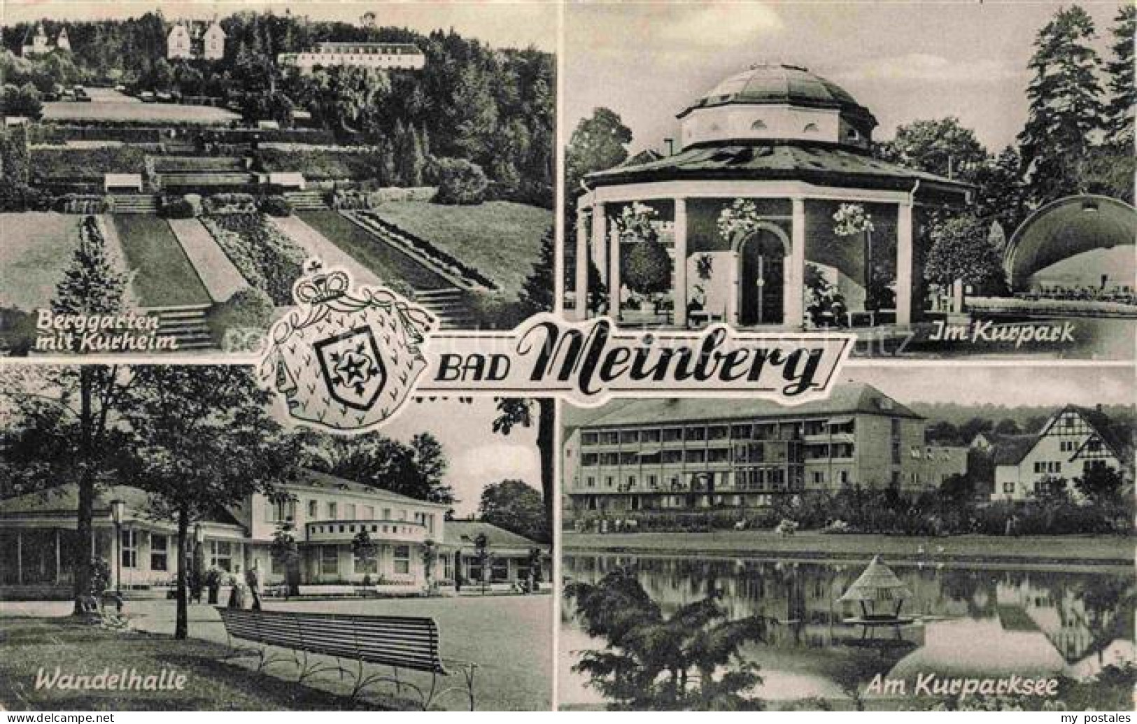 Bad Meinberg Horn-Bad Meinberg NRW Kurpark Wandelhalle Kurparksee Kurheim Bergga