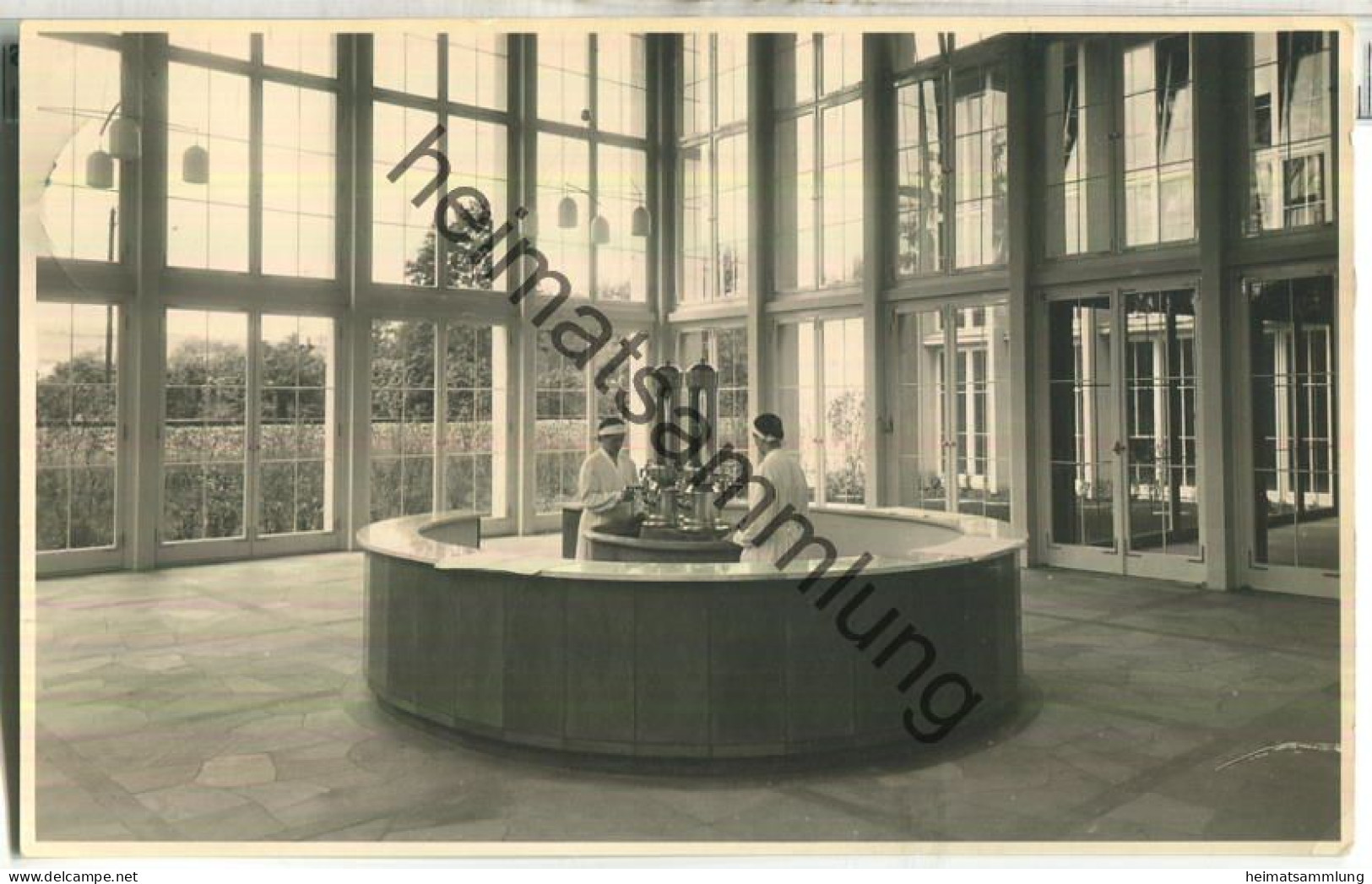 Bad Mergentheim - Albertquelle - Foto-Ansichtskarte - Fotohaus Löhr Bad Mergentheim - gel. 1936