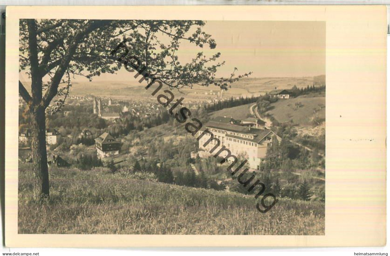 Bad Mergentheim - Sanatorium Taubertal - Foto-Ansichtskarte - Fotohaus Löhr Bad Mergentheim - gel. 1936