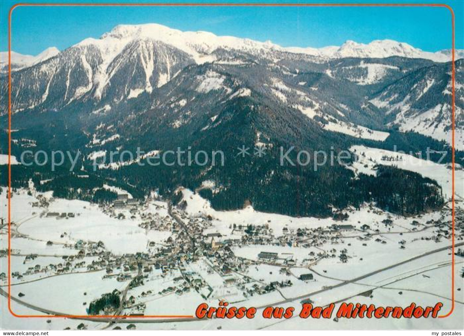 Bad Mitterndorf Fliegeraufnahme mit Schlepplift Grossanlage Tauplitzalm