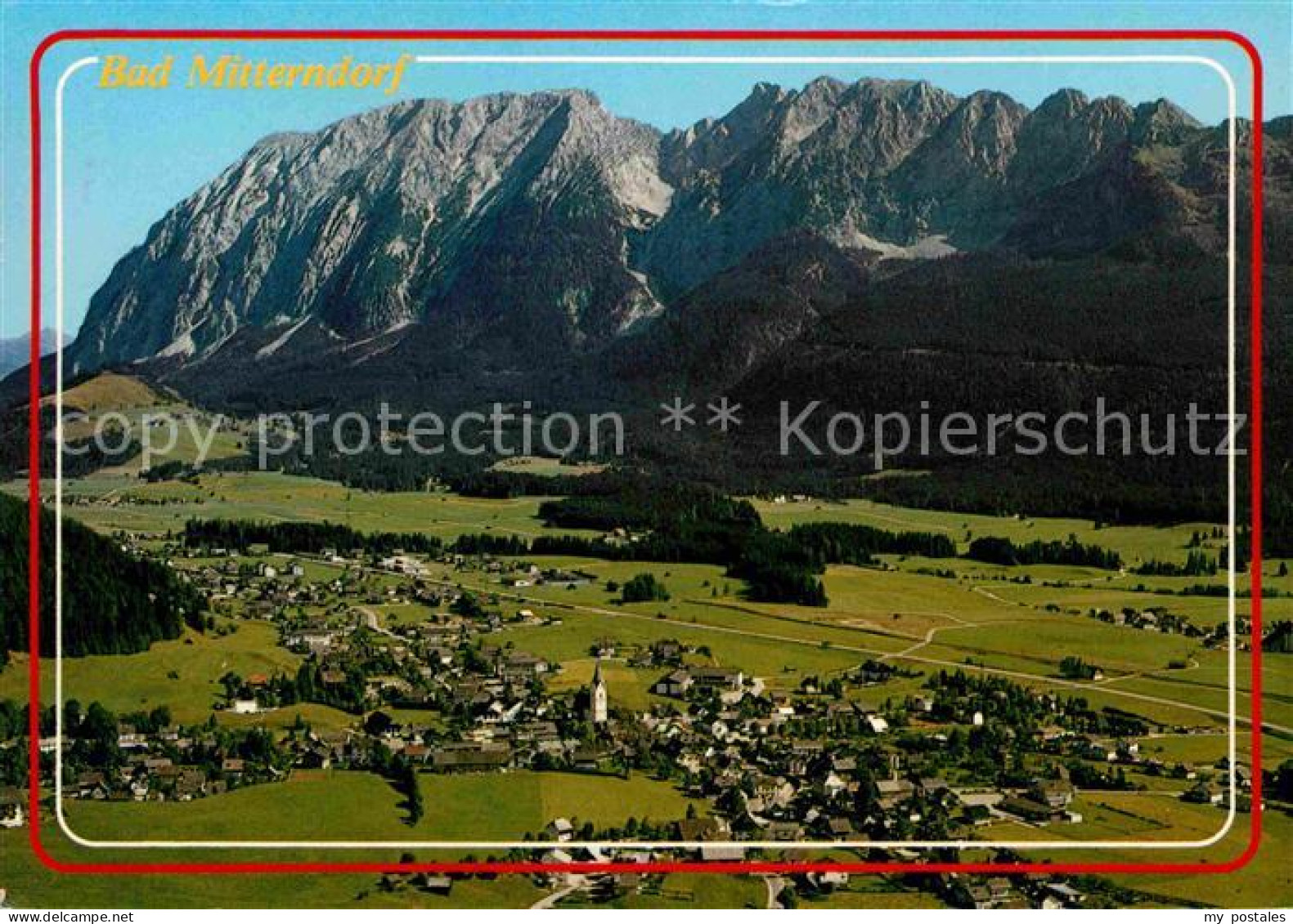 Bad Mitterndorf mit Grimming Fliegeraufnahme