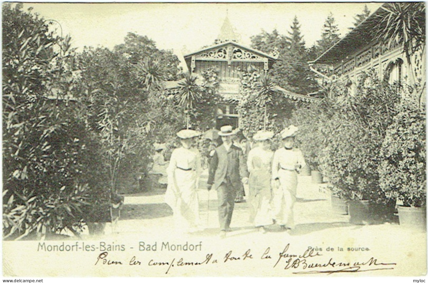 Bad-Mondorf. Mondorf-les-Bains. Près de la Source.