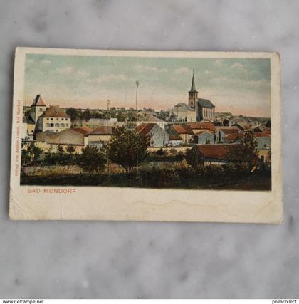 Bad Mondorf (Luxembourg) Panorama 1911 fleckig