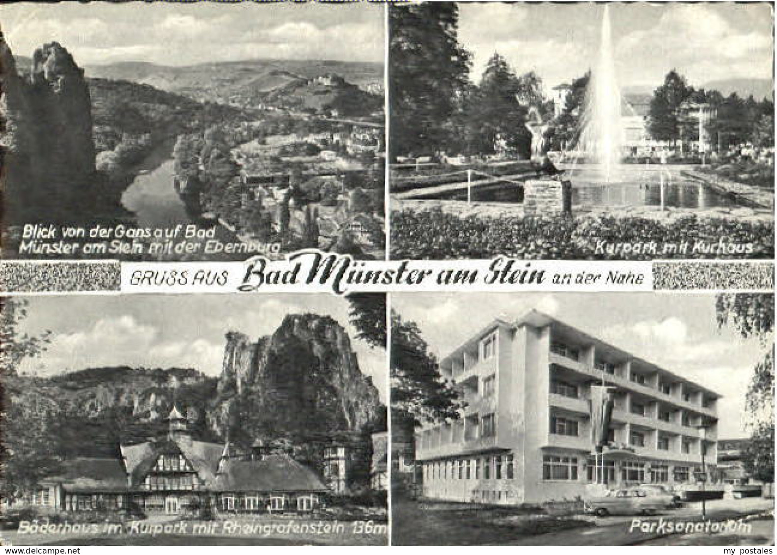 Bad Muenster Stein Ebernburg Bad Muenster Sanatorium Baederhaus x 1967